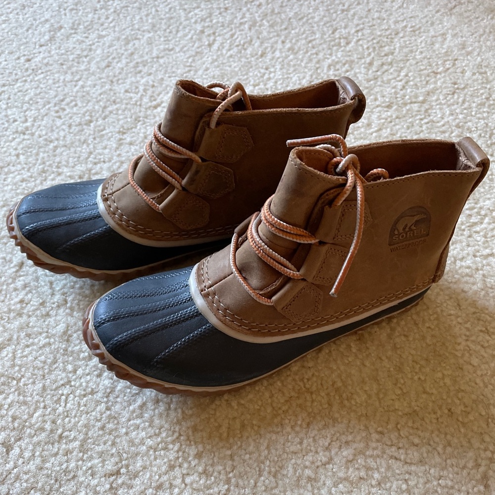 Sorel rain boots size 6 duck boot